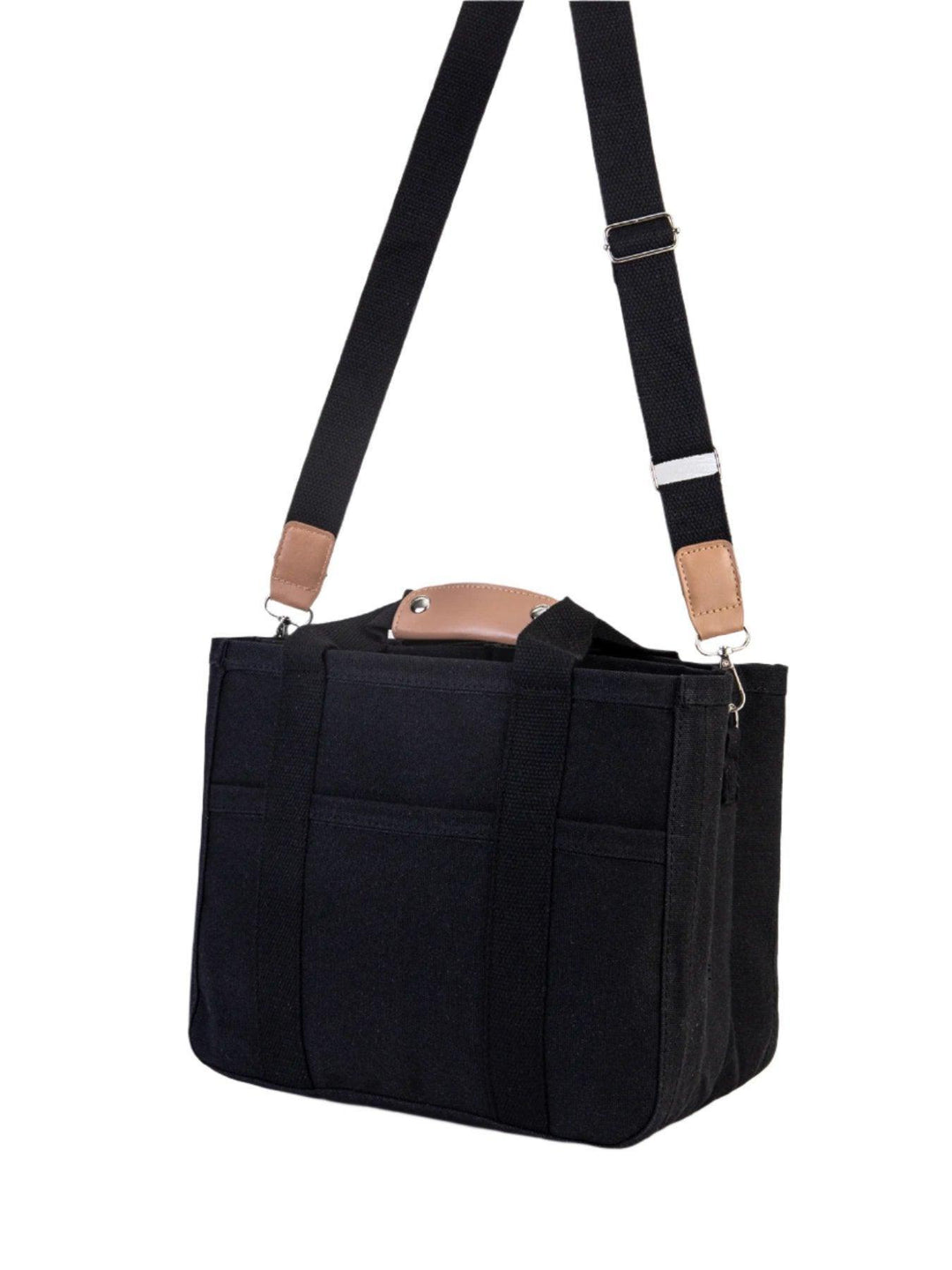 Multiple Compartments Canvas Tote